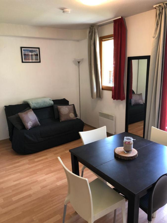 Studio vue piste + parking souterrain privatif inclus Les Orres Extérieur photo